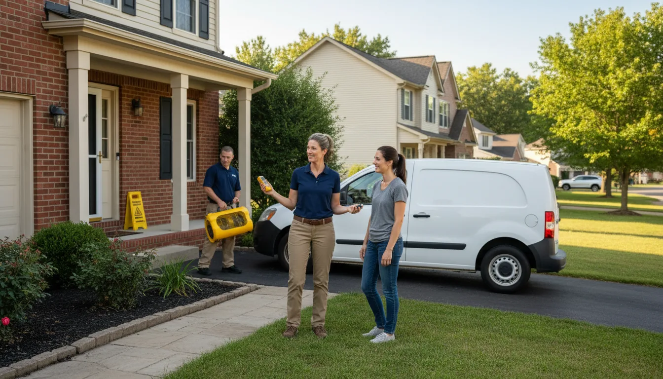 Residential water damage restoration in Romeo, CO